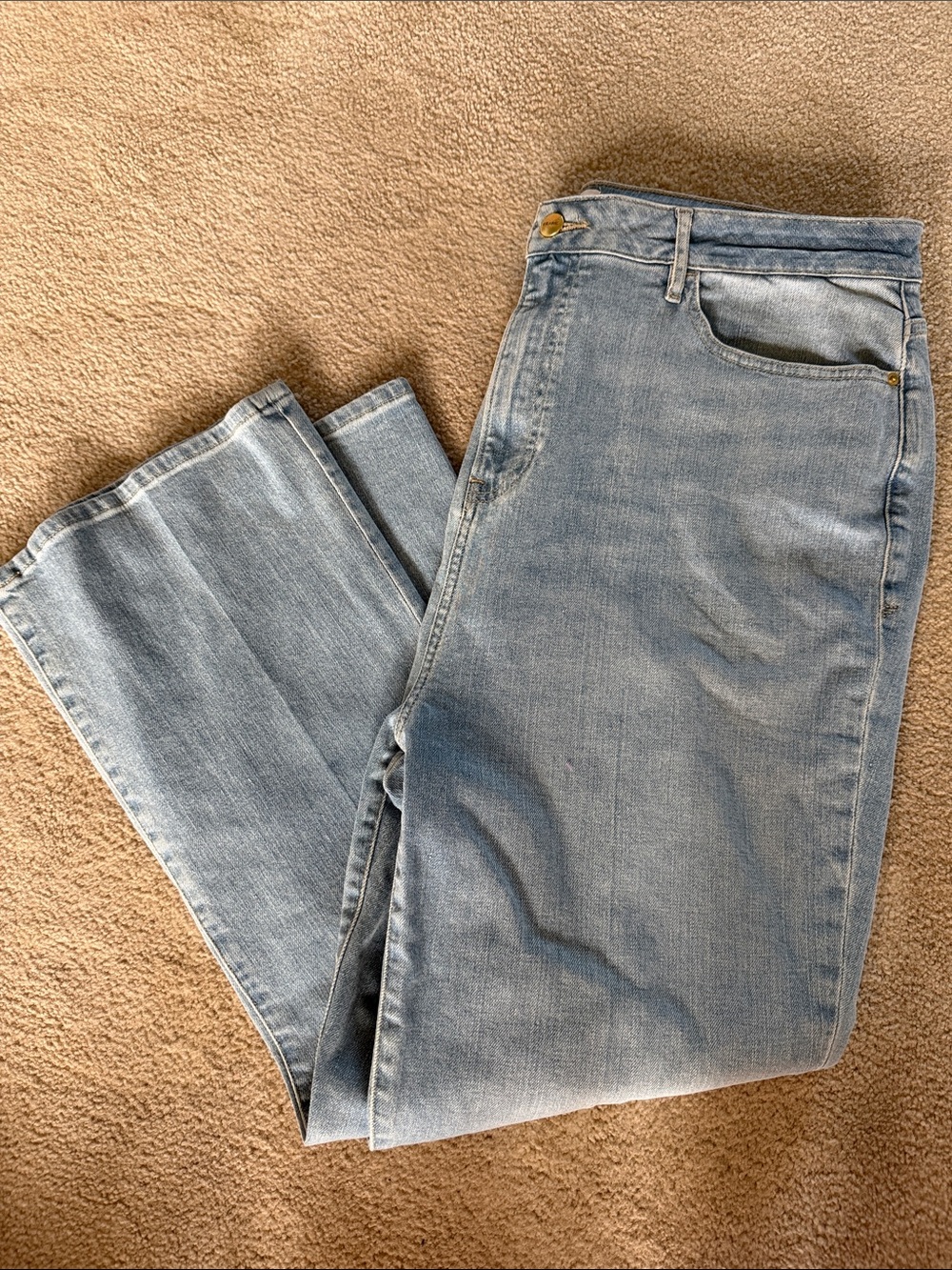Frame Denim Light Blue Flare Jeans Blue Springs